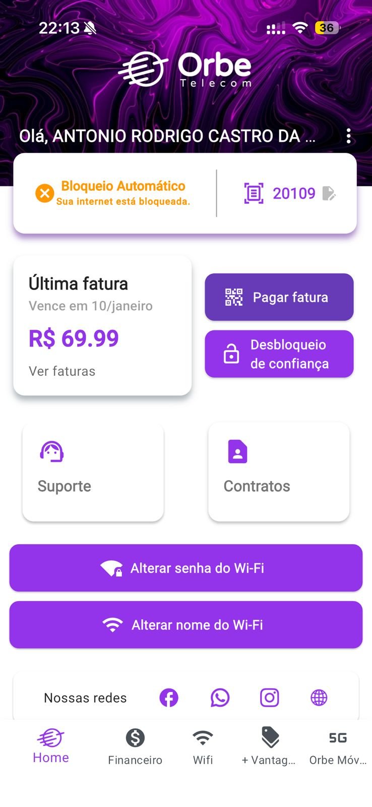 Orbe Telecom - Internet 100% Fibra Óptica